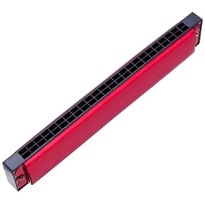 ساز دهنی مدل هارمونیکا 24 سوراخ قرمز Harmonica 24-hole -اسباب بازی